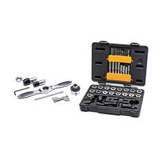 TAP & DIE SET MEDIUM RATCHETING SAE 40PC, , scaau_hi-res