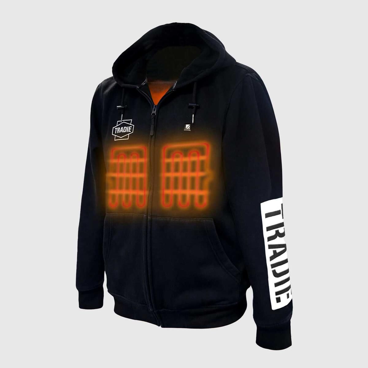 Tradie Heated Hoodie Black L Supercheap Auto
