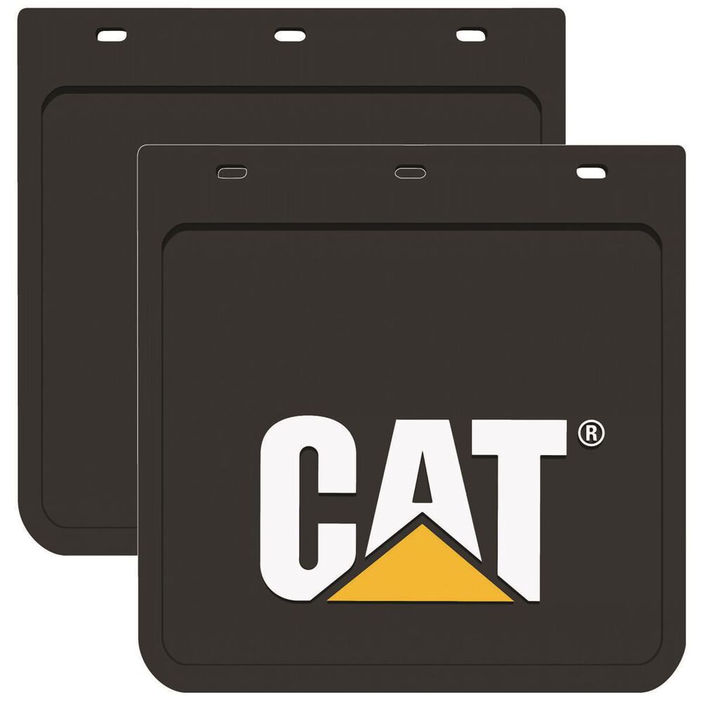 Caterpillar Mud Flaps Pair, 11x11, MDCATB Supercheap Auto
