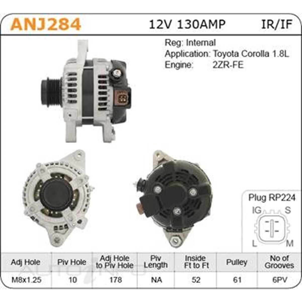 Jas Alternator - ANJ284 | Supercheap Auto