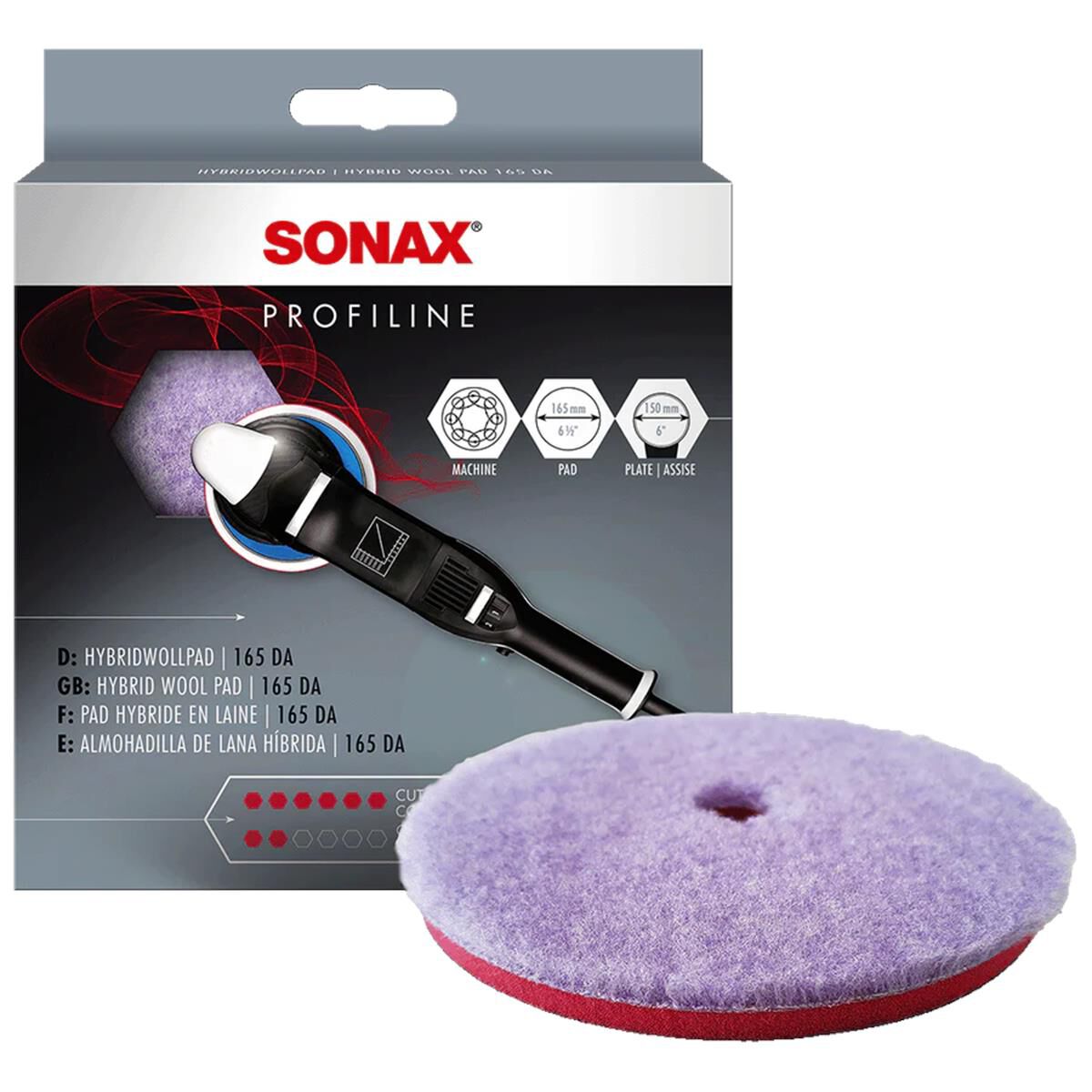 HYBRID WOOL PAD 165 DA 165 MM ( ~ 6 INCH), , scaau_hi-res