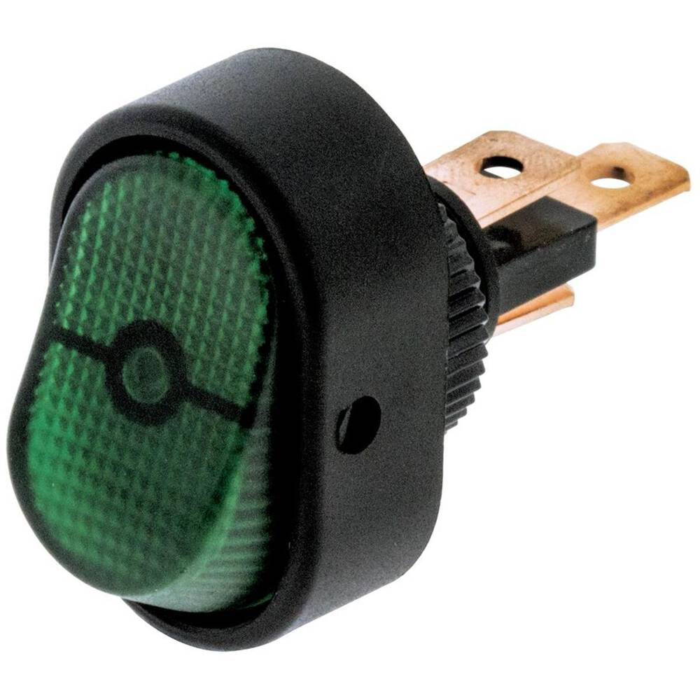 Jaylec Switch Rocker On / Off Green - SW8307 | Supercheap Auto