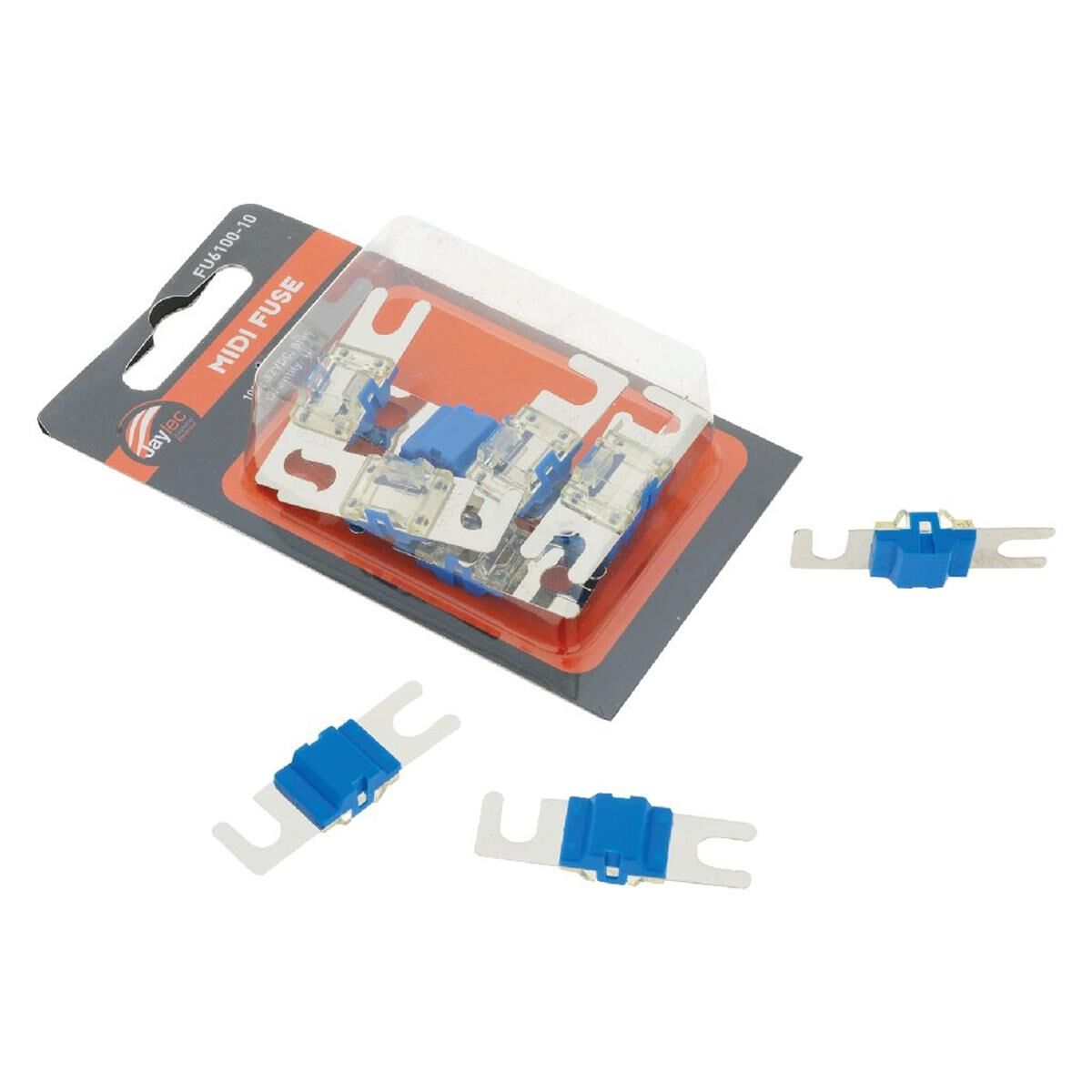 PKT 10 MIDI FUSE 100 AMP 32 VDC - FUSES & CIRCUIT BREAKERS, , scaau_hi-res