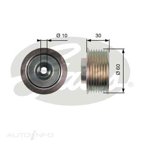 36406 DRIVEALIGN IDLER PULLEY, , scaau_hi-res