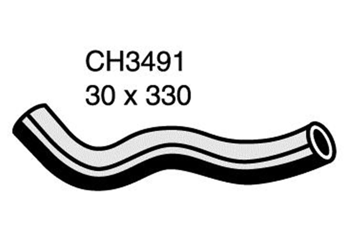 Radiator Upper Hose  - HOLDEN RODEO TF - 2.2L I4  PETROL - Manual & Auto, , scaau_hi-res