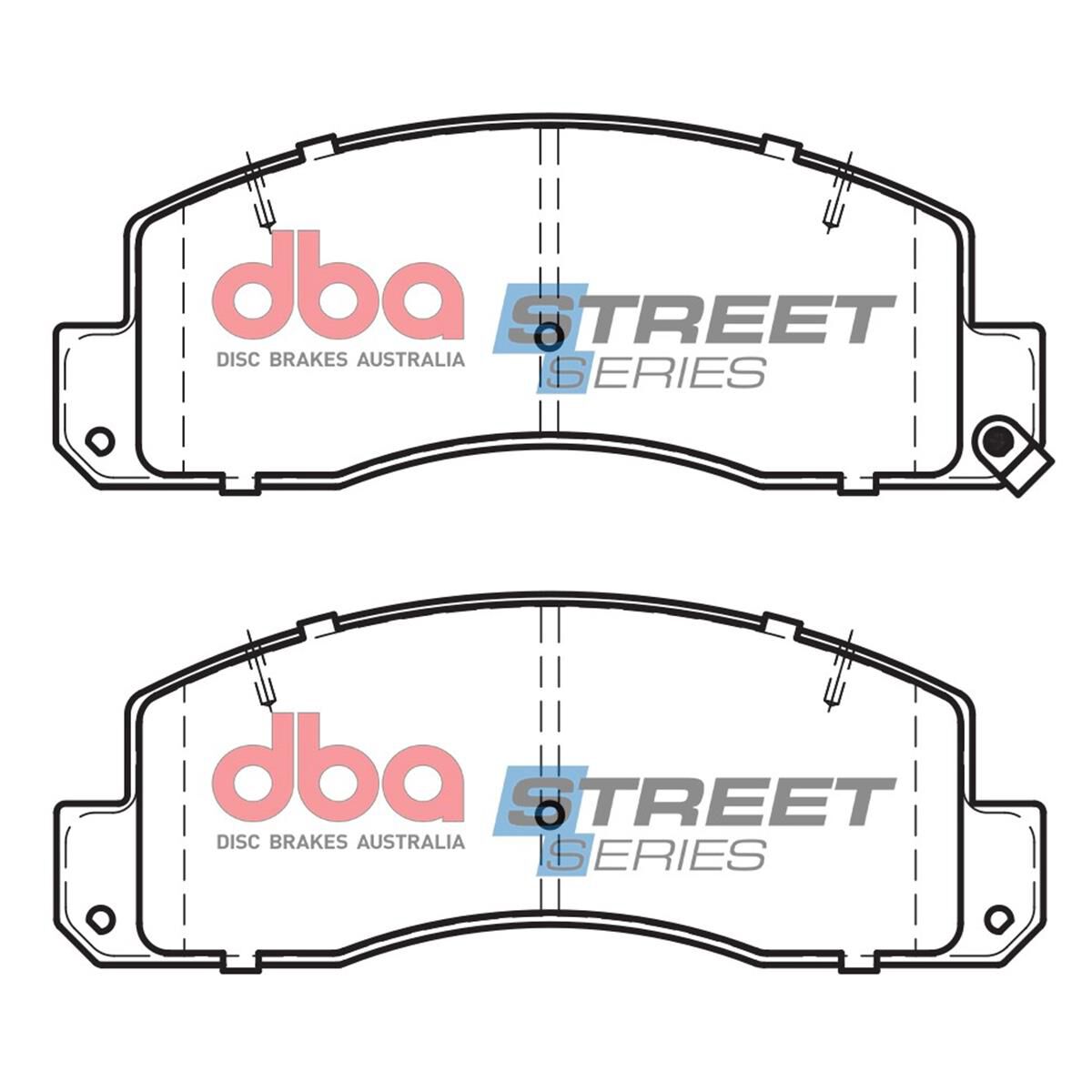 DBA SS STREET SERIES BRAKE PADS [ Toyota Dyna / Coaster 1982 - 1992 F ], , scaau_hi-res