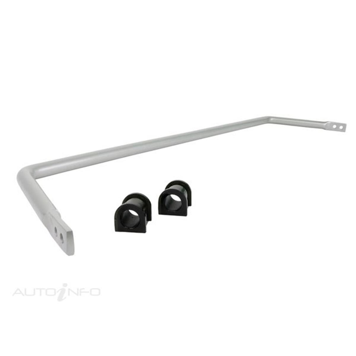 Whiteline Heavy Duty Sway Bar — BSR49XXZ, Black With Upgraded Brackets & Poly Bushings