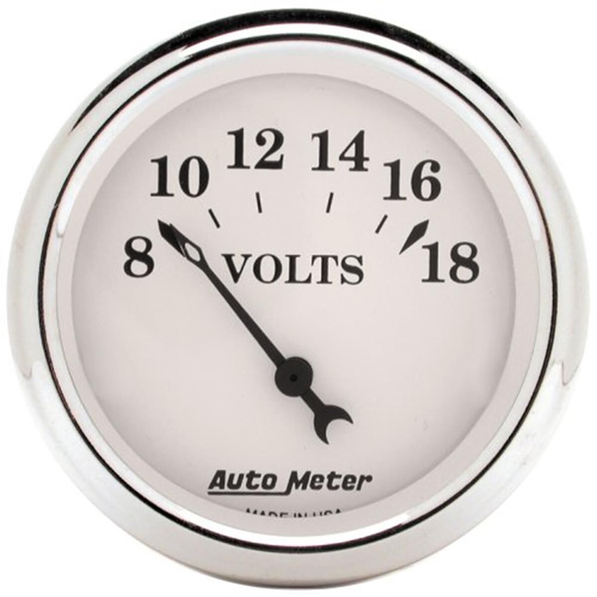 OLD TYME WHITE VOLTMETER, , scaau_hi-res