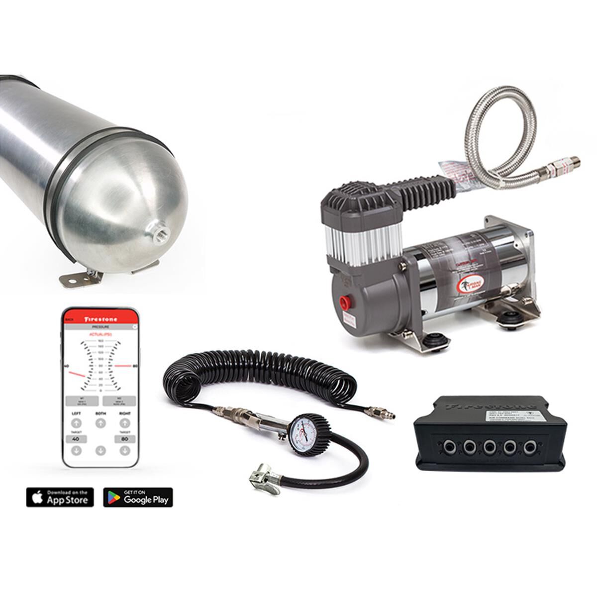 FIRESTONE WIRELESS APP CONTROL WITHTYRE INFLATION USING 3 GALLON AIR TANK & HEAVY DUTY AIR COMPRESSOR, , scaau_hi-res