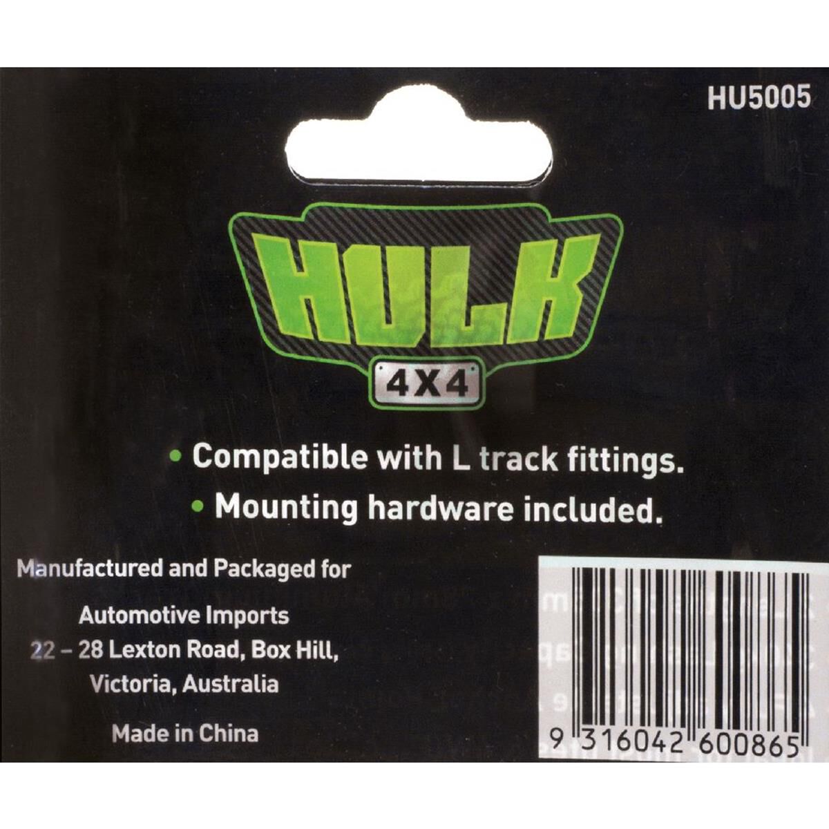 PKT 2 TIE DOWN ANCHOR TRACKS 305mm 340kg LASHING CAPACITY, , scaau_hi-res