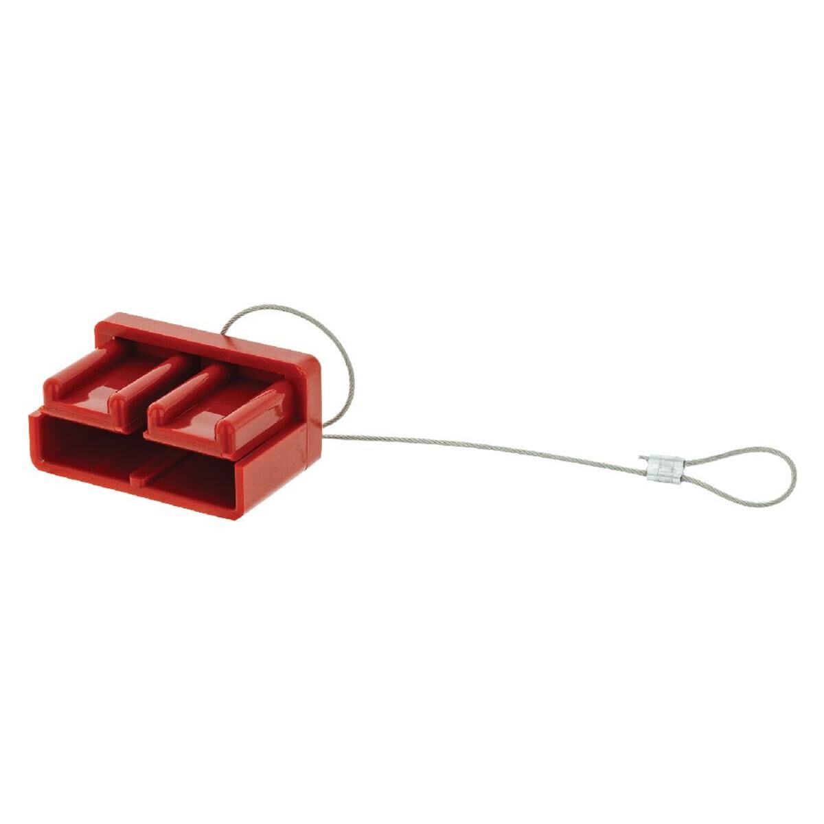 PKT 1 RED PLASTIC COVER T/S 350amp CONNECTOR W/ STEEL LOOP - CONNECTORS CRIMP TERMINALS, , scaau_hi-res