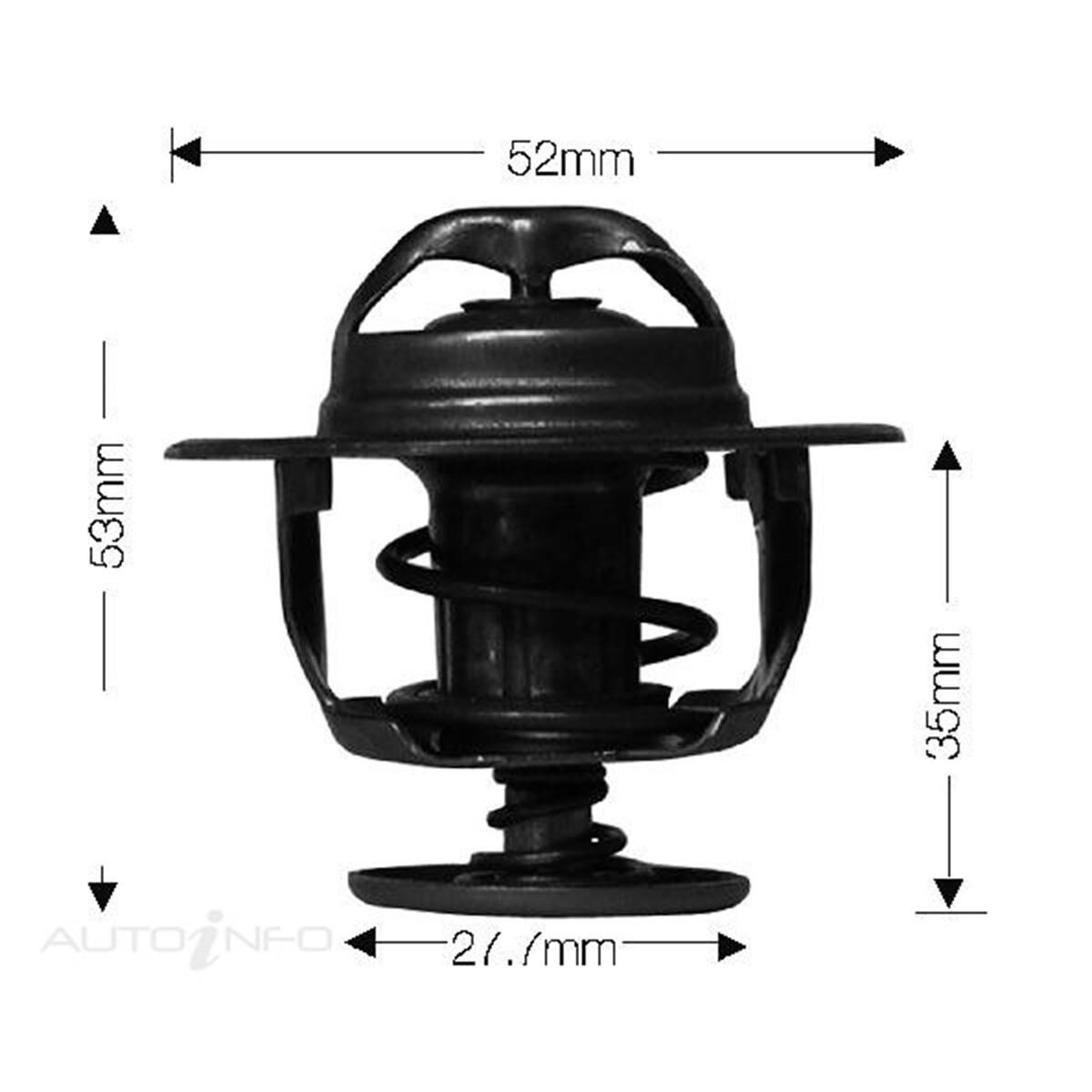 THERM 52mm DIA 88C BOXED, , scaau_hi-res