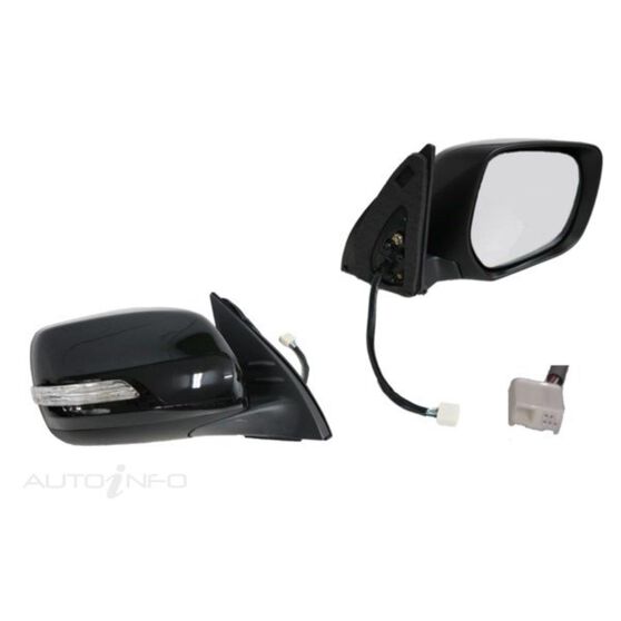 TOYOTA PRADO  J150 SER2  11/2013 ~ ONWARDS  ELECTRIC DOOR MIRROR  RIGHT HAND SIDE  WITHOUT CAMERA  WITHOUT BLIND SPOT LIGHT, , scaau_hi-res
