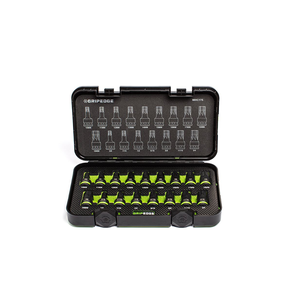 GRIPEDGE 1/2DR MAST IMPCT HEX DR SET17PC, , scaau_hi-res