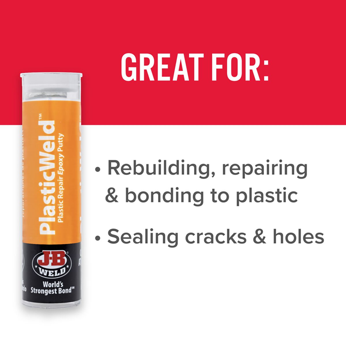 JB WELD PLASTICWELD EPOXY PUTTY STICK, , scaau_hi-res