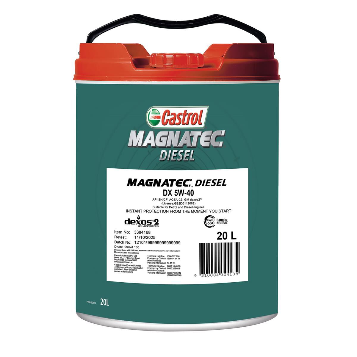 MAGNATEC DIESEL DX 5W-40 20L, , scaau_hi-res