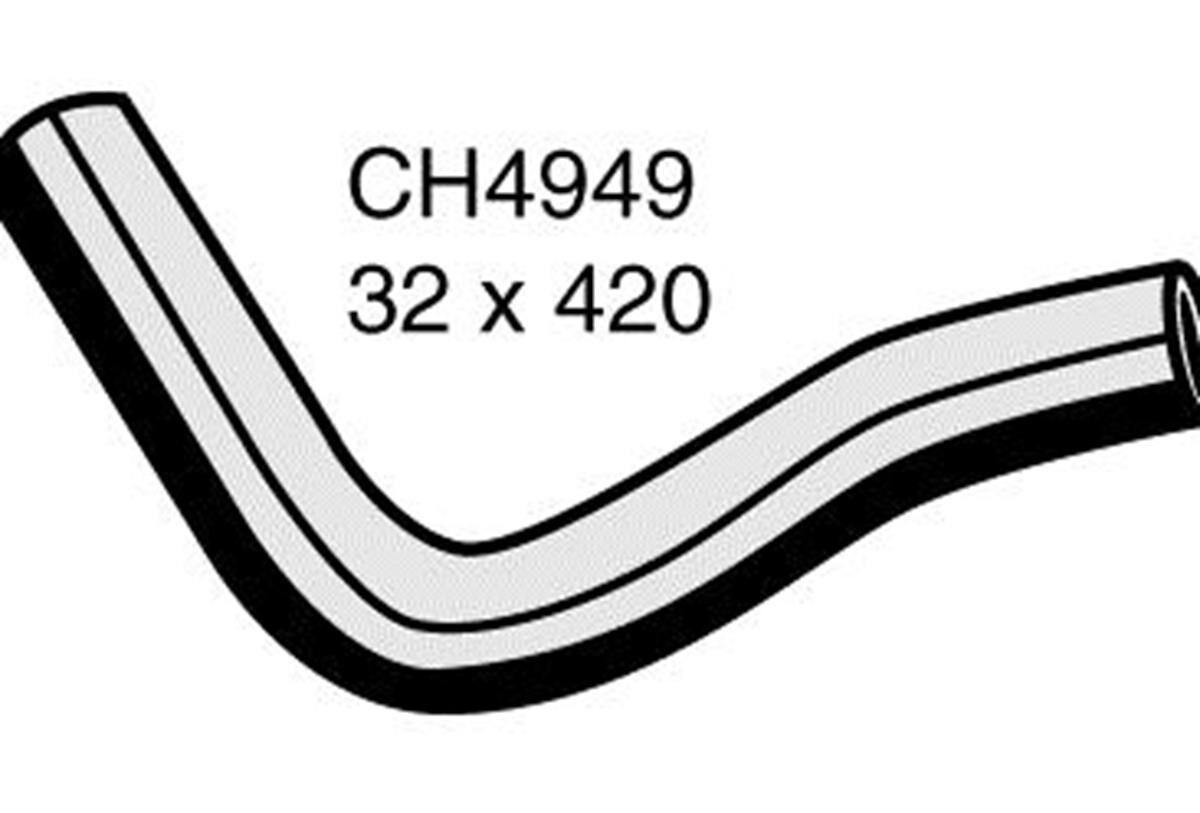 Radiator Lower Hose  - FORD COURIER PH - 4.0L V6  PETROL - Manual & Auto, , scaau_hi-res