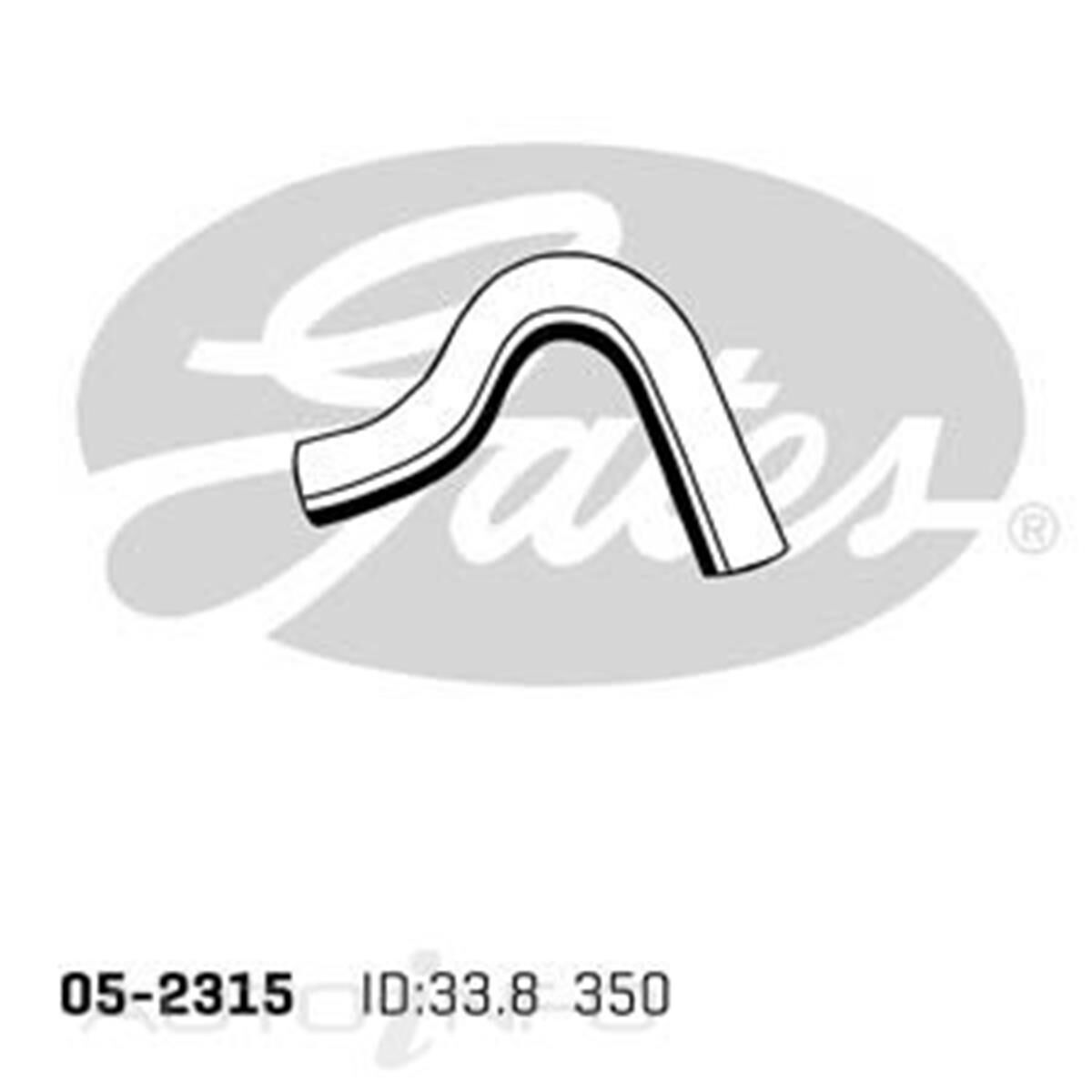 05-2315 GATES RADIATOR HOSE, , scaau_hi-res
