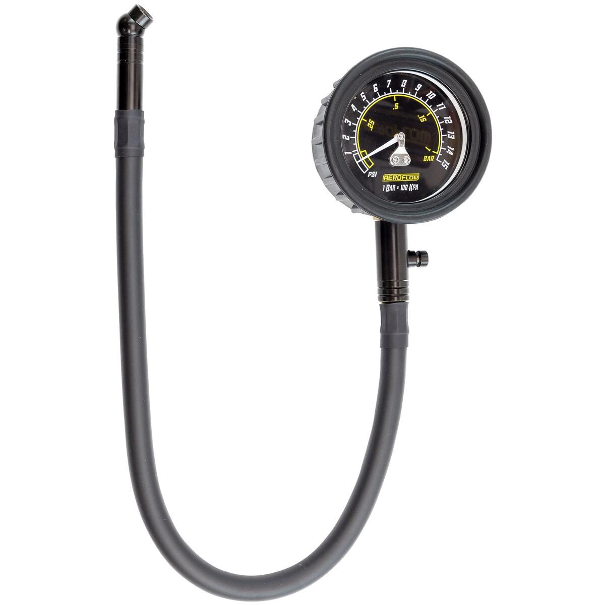 TYRE PRESSURE GAUGE 0-15 PSI TIRE 1.03 BAR BLACK ANALOGUE, , scaau_hi-res