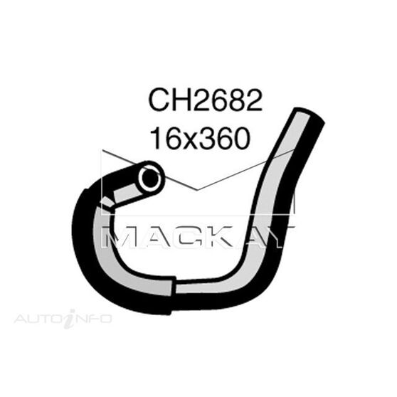 Heater Hose  - TOYOTA HILUX RZN149R - 2.7L I4  PETROL - Manual & Auto, , scaau_hi-res