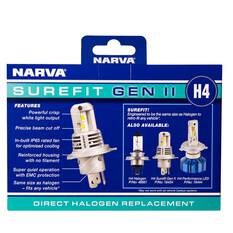 NARVA H4 SUREFIT LED GLOBES GEN II, , scaau_hi-res