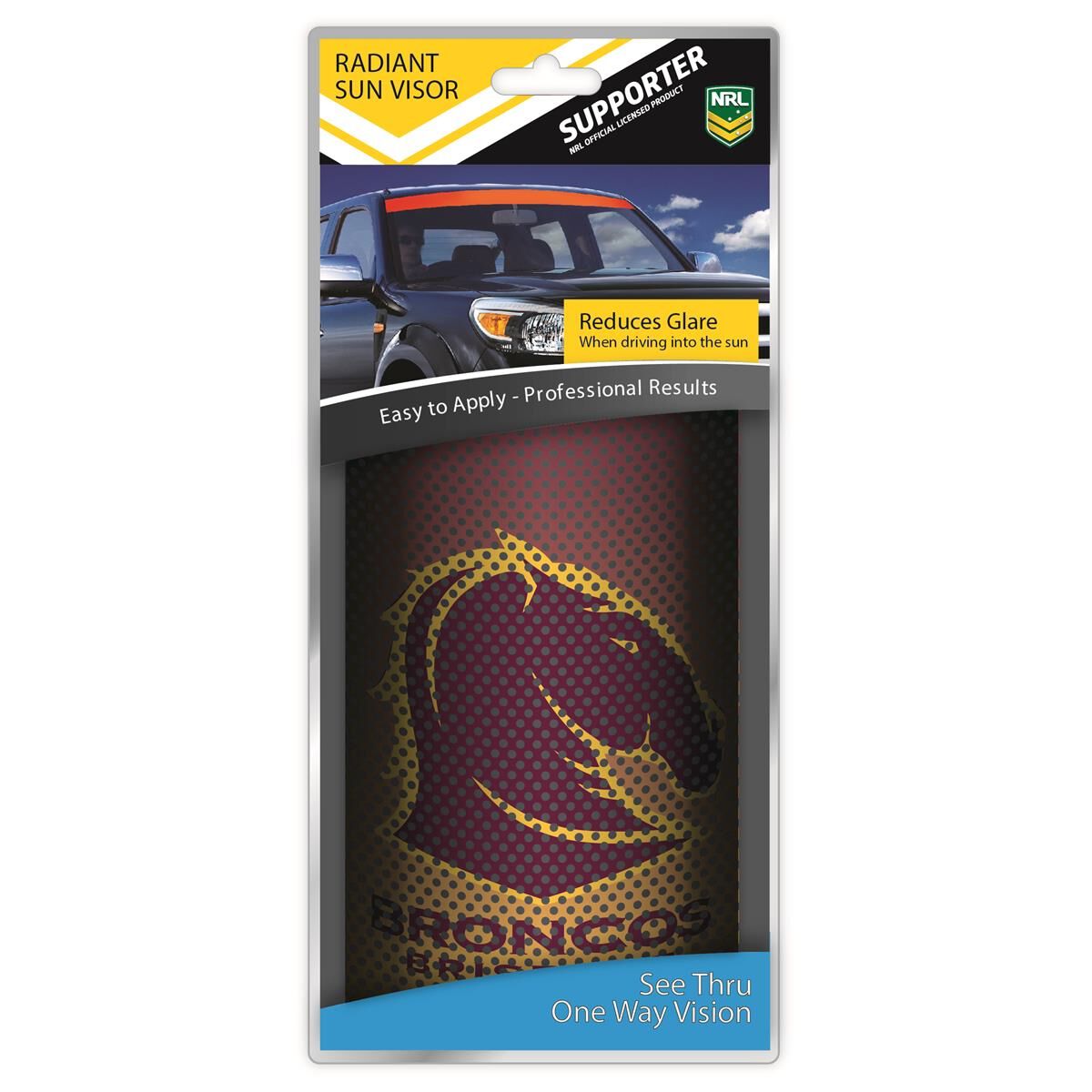 BRONCOS  ITAG SEE-THRU SUN VISOR - RADIANT DESIGN, , scaau_hi-res