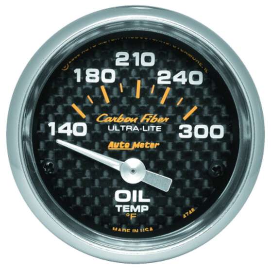 CARBON FIBER 2-1/16 OIL TEMP, , scaau_hi-res