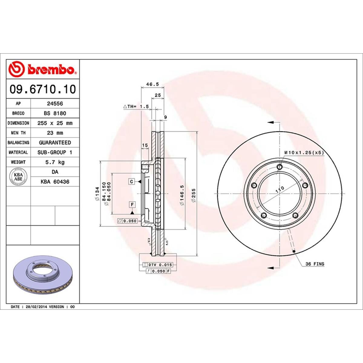 BREMBO DISC ROTOR, , scaau_hi-res