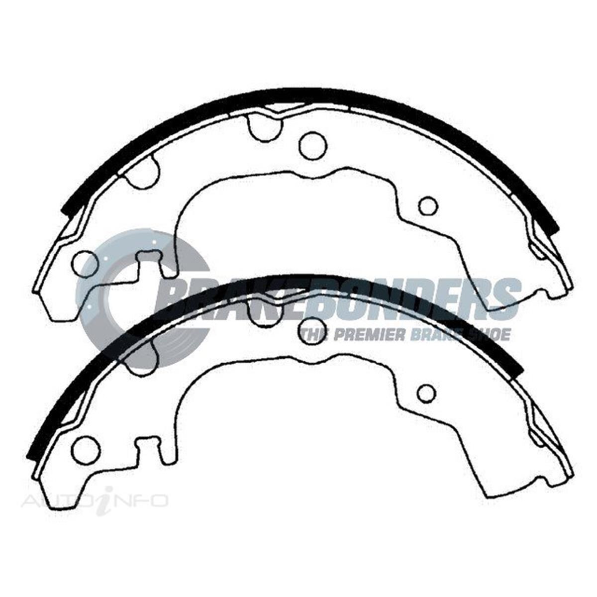 Brake Shoes - Daihatsu 180mm, , scaau_hi-res