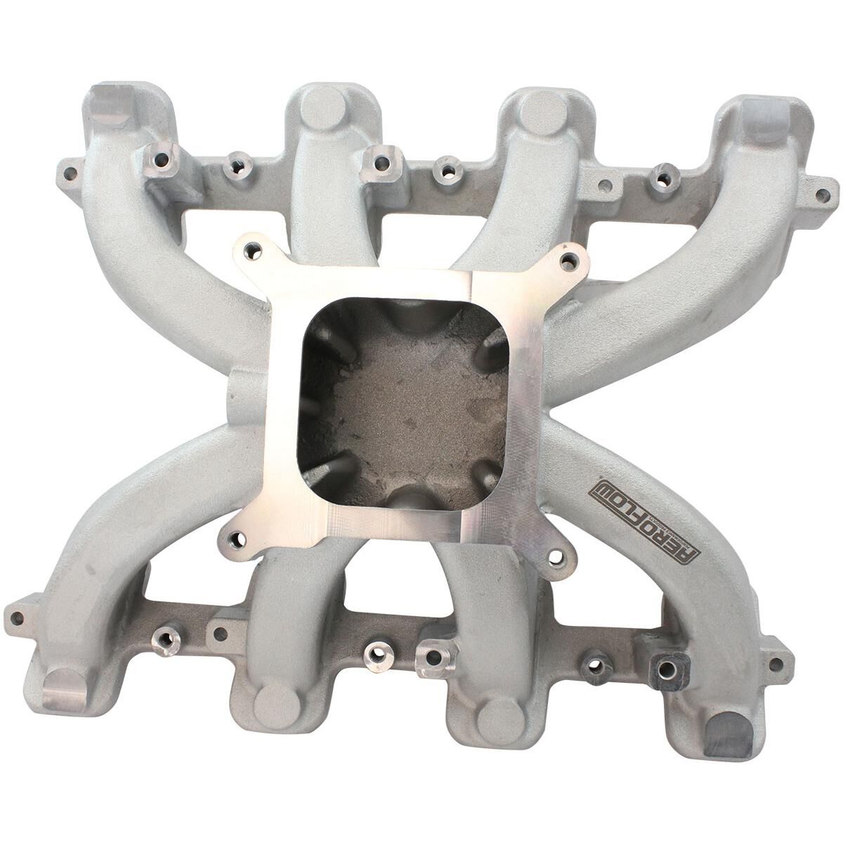 GM LS CARBY INTAKE MANIFOLD CATHEDRAL PORT NON-EFI LS1 LS2NATURAL AEROFLOW - AF6040-5000, , scaau_hi-res
