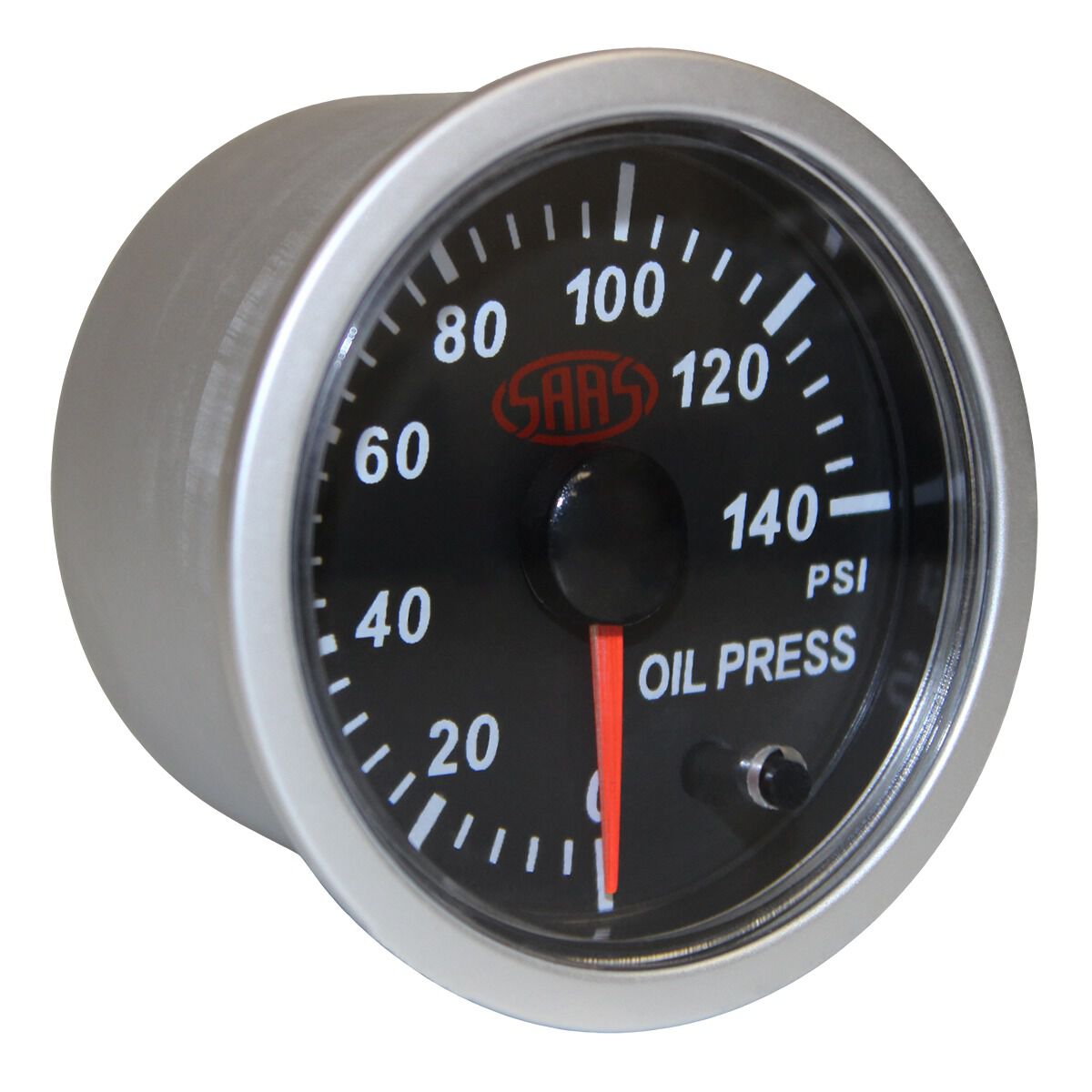 SAAS OIL PRESS GAUGE 0-140PSI 52MM BLACK STREET SERIES, , scaau_hi-res
