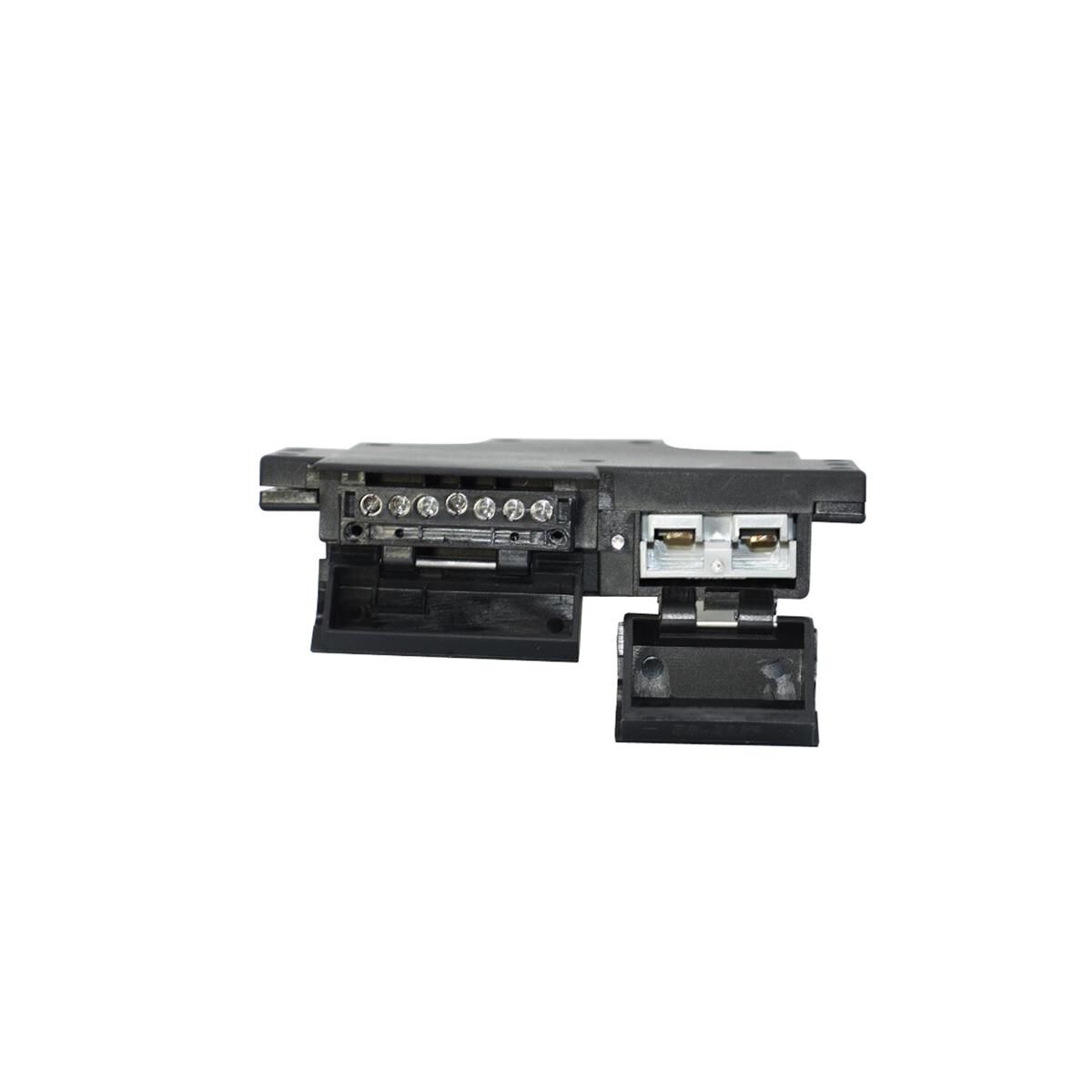 DUO 7 PIN FLAT TRAILER SOCKET WITH 50AMP CONNECOTOR COVER, , scaau_hi-res