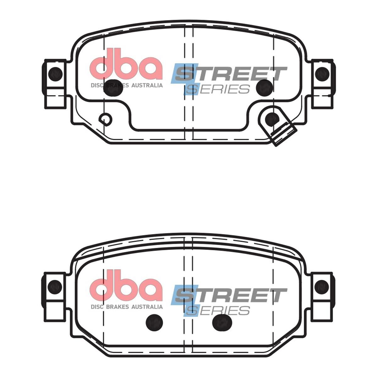 DBA SS STREET SERIES BRAKE PADS [ Mazda 3 BN 2016 -> R ], , scaau_hi-res