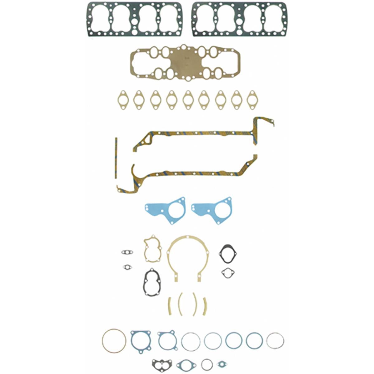 FORD FLATHEAD 1939-48 FULL GASKET SET, , scaau_hi-res