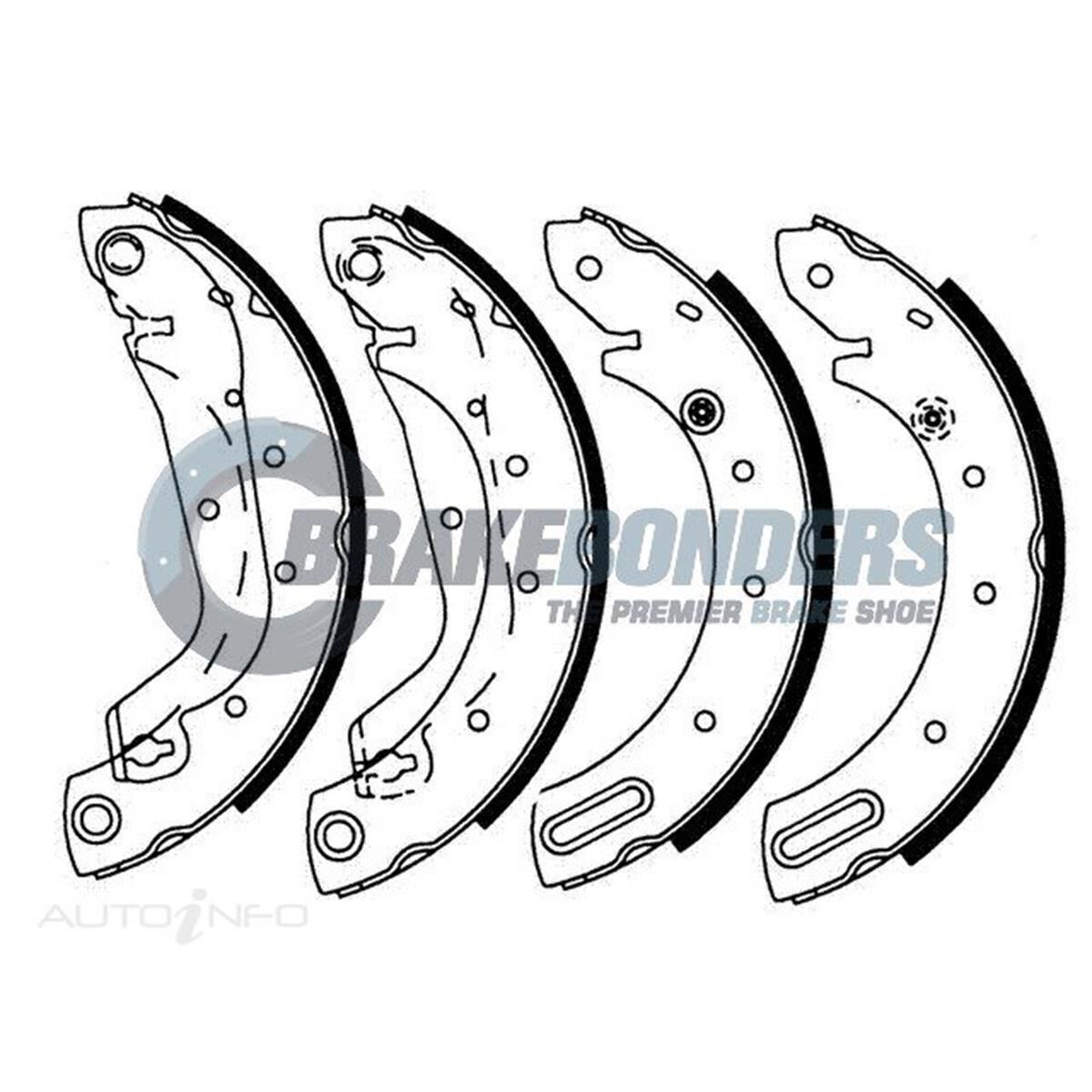 Brake Shoes - Nissan 254mm, , scaau_hi-res