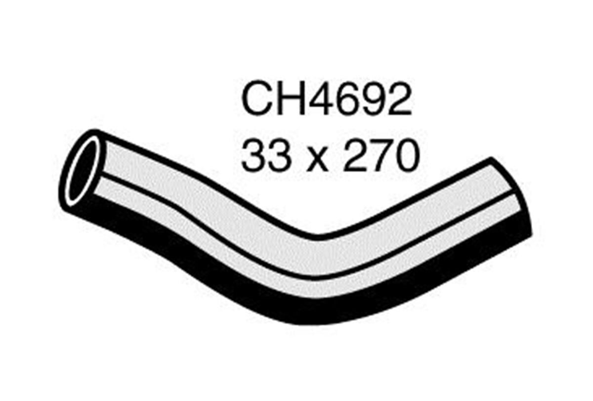 Radiator Upper Hose  - TOYOTA HILUX GGN15R - 4.0L V6  PETROL - Manual & Auto, , scaau_hi-res