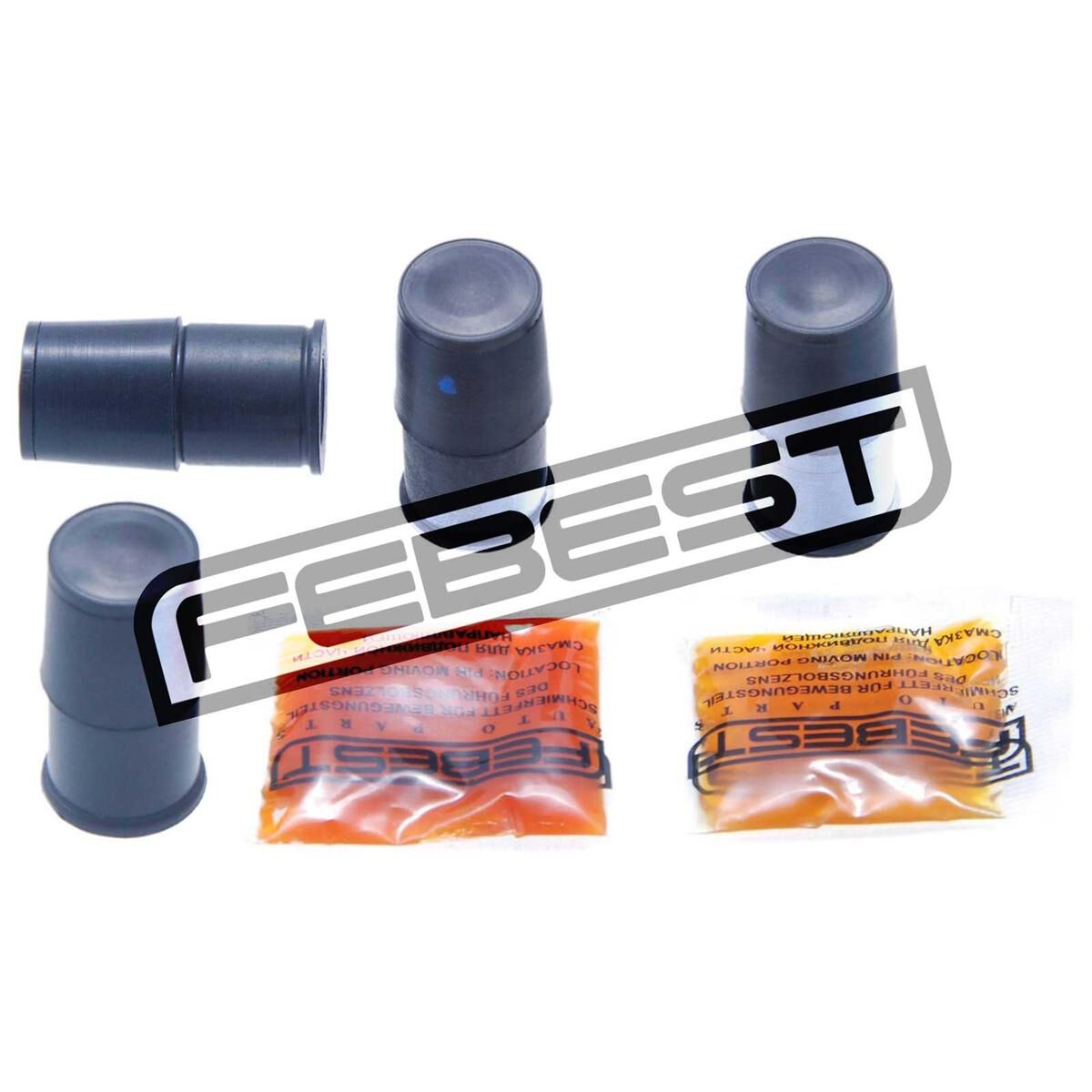 FRONT BRAKE CALIPER SLIDE PIN BOOT KIT (SET FOR TWO SIDES), , scaau_hi-res