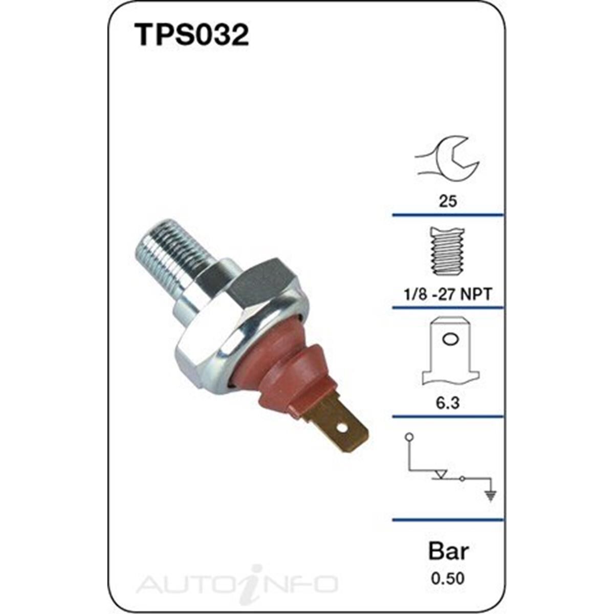 TRIDON OIL PRESSURE SWITCH (LIGHT), , scaau_hi-res