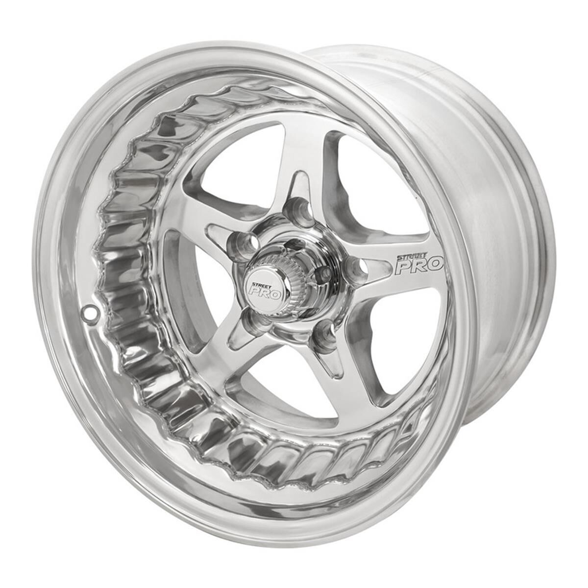 STREET PRO LL CONVO PRO WHEEL POLISHED 15X8.5' FOR HOLDEN FOR CHEVROLET BOLT CIRCLE 5 X 4.75' (-32) 3.50' BACK SPACE, , scaau_hi-res