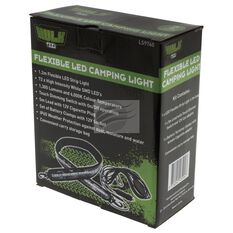 LED CAMPING STRIP LAMP 12V WHT ILLUM 1.2m HOOK/CLIP MNT W/ON/ OFF DIMMER SWITCH IP65, , scaau_hi-res
