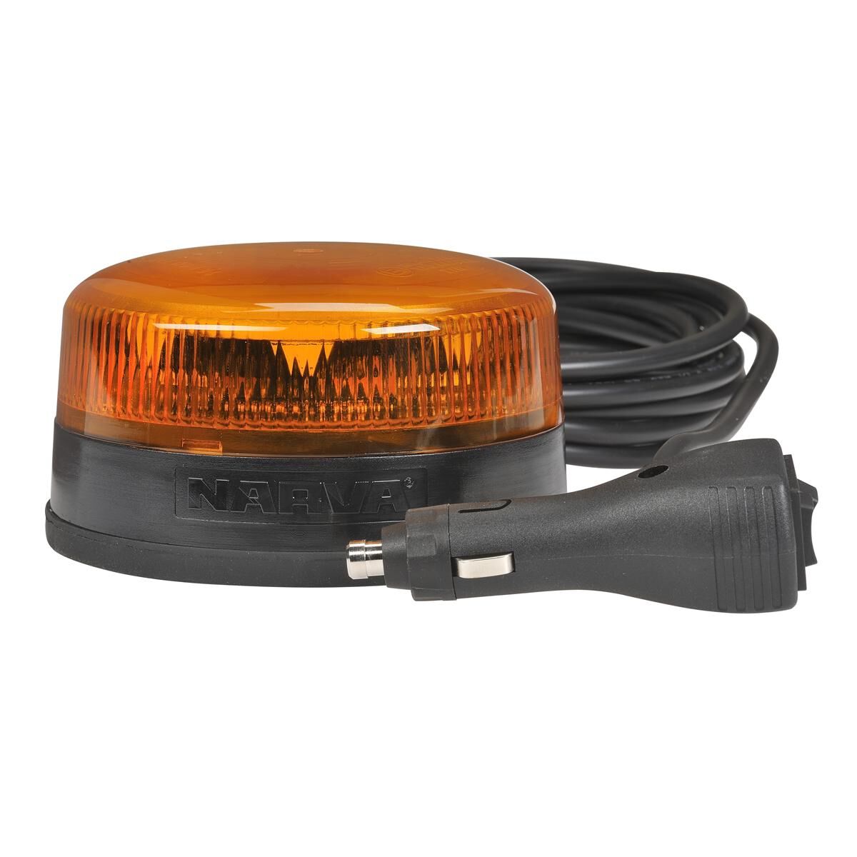 Narva 9-33V Low Profile Eurotech II LED Strobe Rotator (Amber) - Magnetic Base, , scaau_hi-res