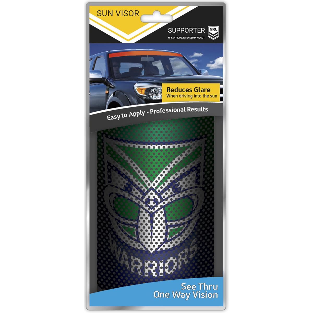 WARRIORS  ITAG SEE-THRU SUN VISOR - RADIANT DESIGN, , scaau_hi-res