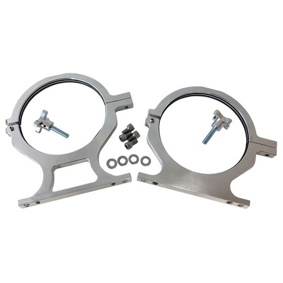 Aeroflow Billet Nitrous Bottle Brackets Polished, AF645000P