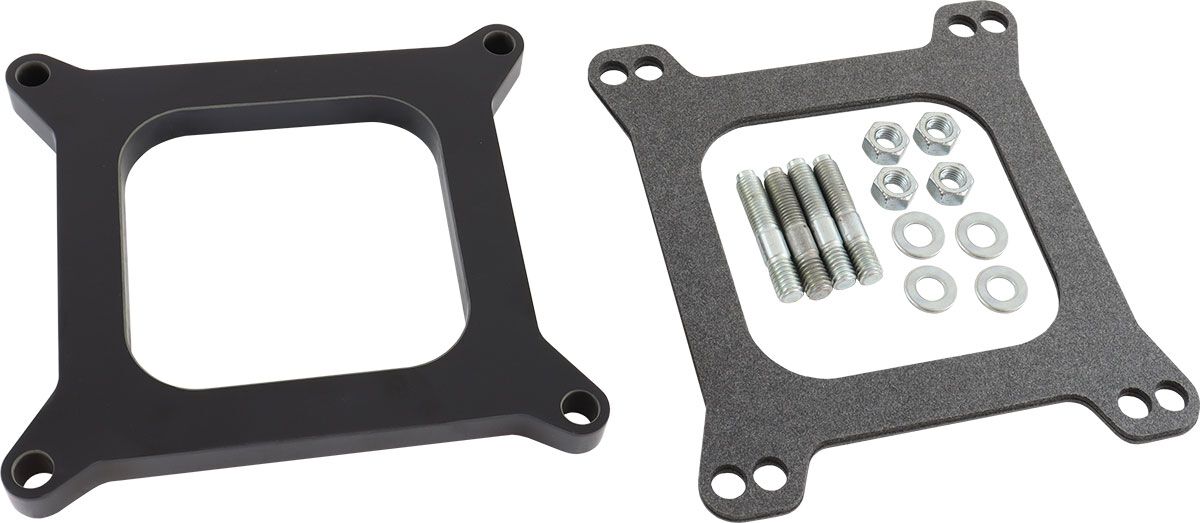 CARBURETTOR PHENOLIC 1/2" OPENSPACER BLACK 4150 CARBY, , scaau_hi-res