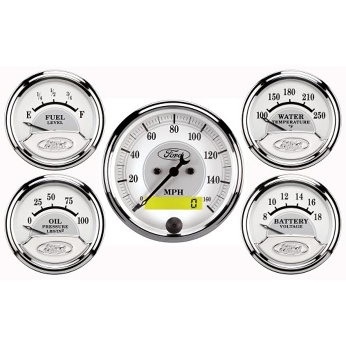 FORD HOTROD 5 PIECE GAUGE KIT, , scaau_hi-res