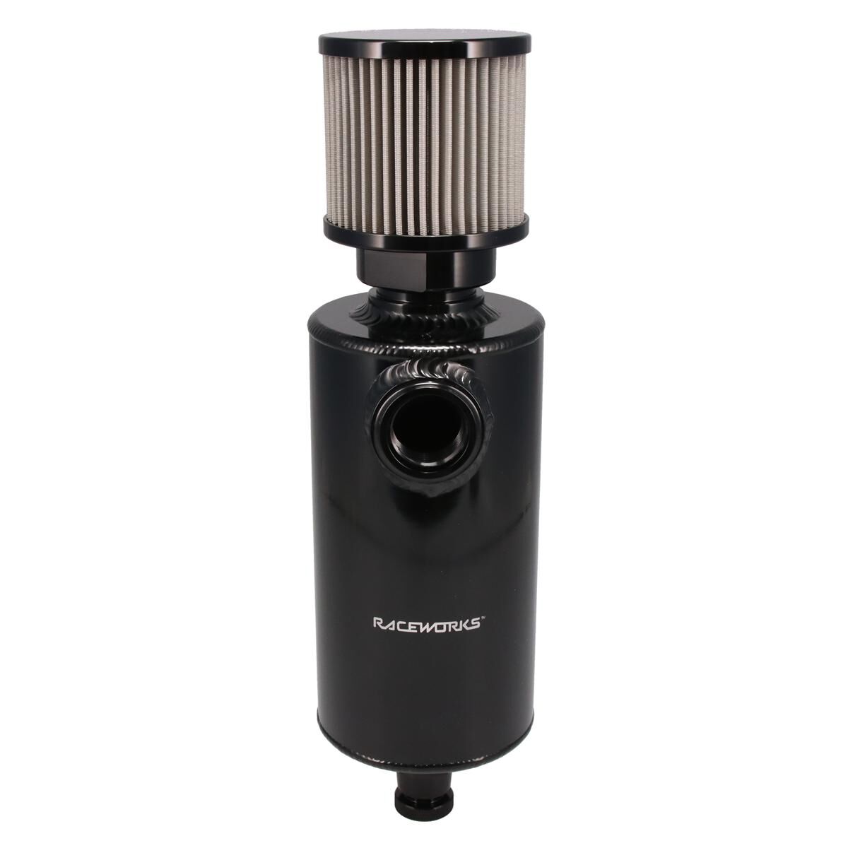 1L ROUND CATCH CAN WITH AN-12 ORB PORT AND EXT BREATHER, , scaau_hi-res