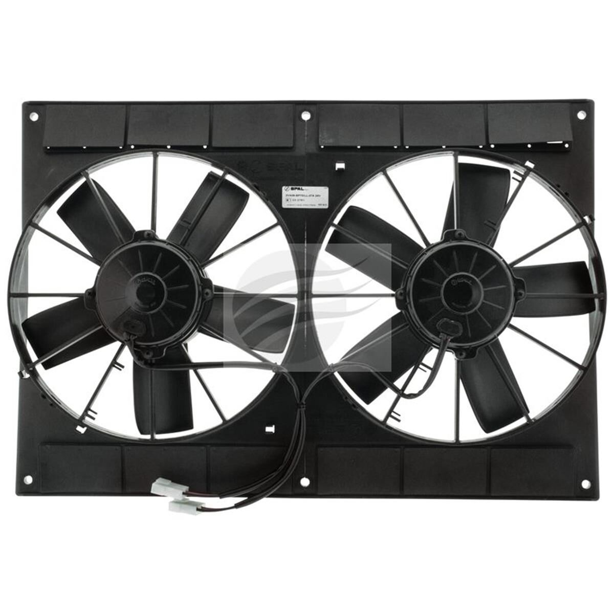 FAN  TWIN 11" INC SHROUD 24V, , scaau_hi-res