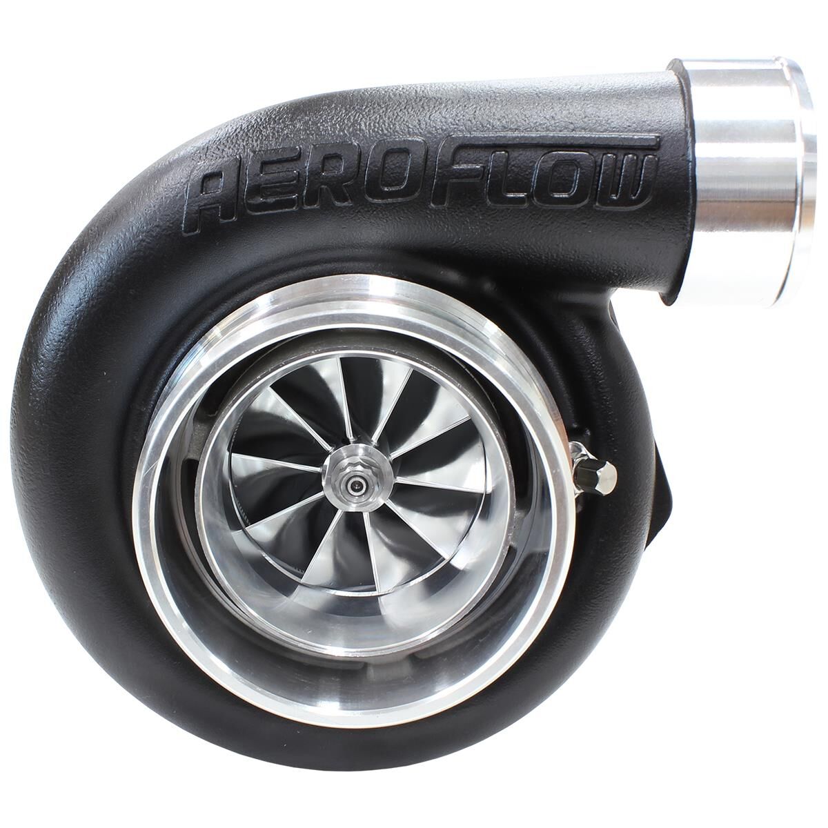 Aeroflow Boosted 6762 1.01 Vband FlangEV-Band Outlet GTX3584 Black ...