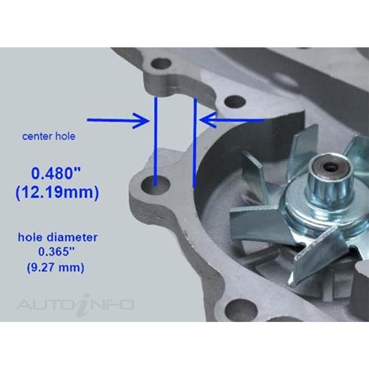 PTX WATER PUMP TOYOTA AURION, , scaau_hi-res