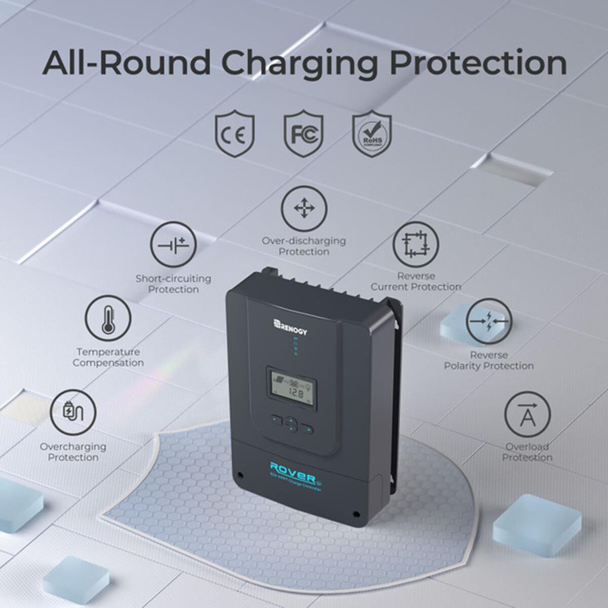 ROVER LI 60A 12/24/36/48V MPPT SOLAR CHARGE CONTROLLER, , scaau_hi-res